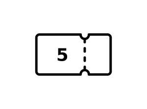 5 Tiquets